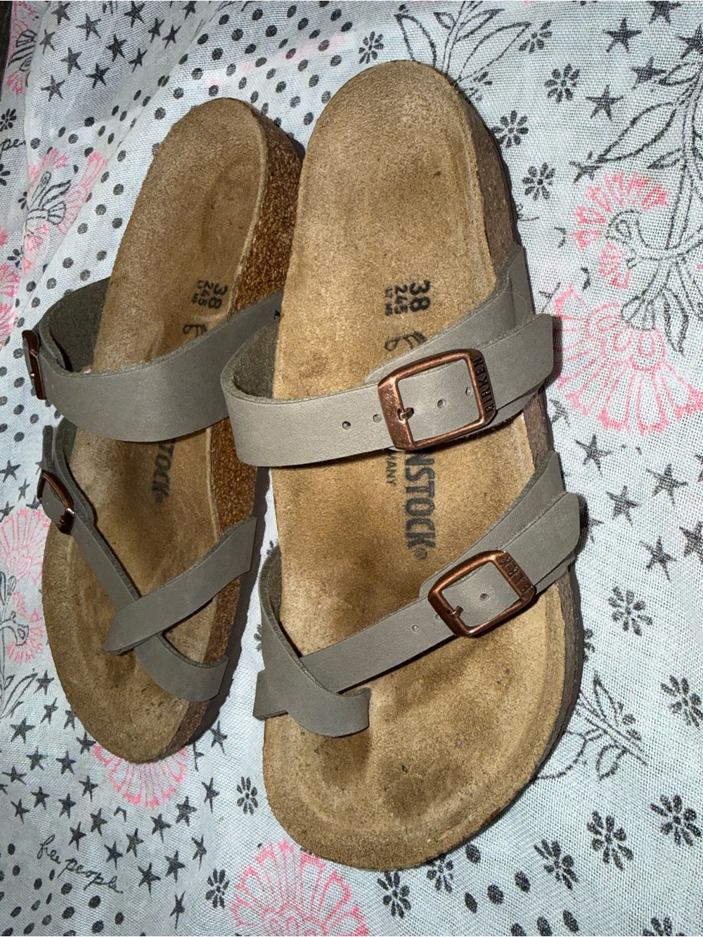 Birkenstock Mayari Mocha Strappy Buckle Sandals - Picture 2 of 8